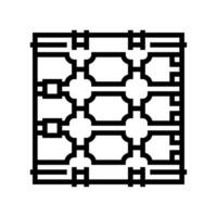 photonics quantum technology line icon vector illustration