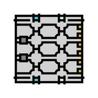 photonics quantum technology color icon vector illustration