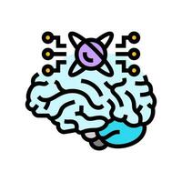 memory quantum technology color icon vector illustration