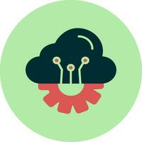 Cloud Computing Vector Icon