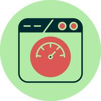 icono de vector de velocidad de página