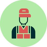 Delivery Boy Vector Icon