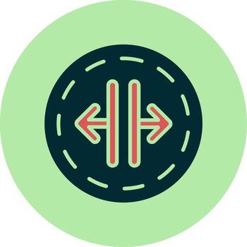 anchura vector icono