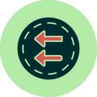 Fast Backward Vector Icon