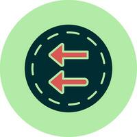 Fast Backward Vector Icon