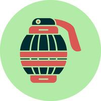 Hand Grenade Vector Icon