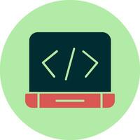 Web coding Vector Icon