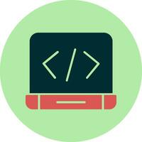 icono de vector de codificación web