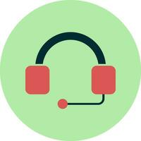 icono de vector de auriculares