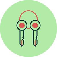 Surrogate Key Vector Icon