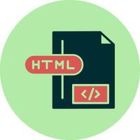 Html File Vector Icon