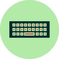 icono de vector de teclado