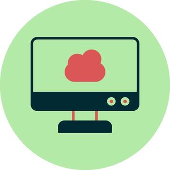 Cloud Computing Vector Icon