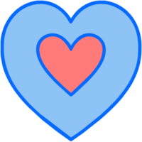 AI generated Valentine heart icon png