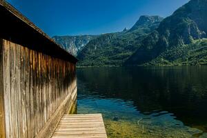 Hallstatt Lake view photo