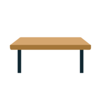 AI generated interior table icon png