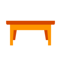 AI generated interior table icon png