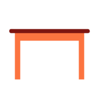 AI generated interior table icon png