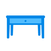 AI generated interior table icon png