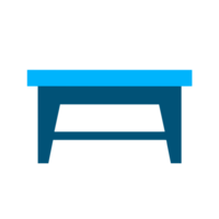 AI generated interior table icon png