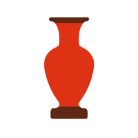 AI generated antique vase icon png