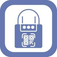 Smart Padlock Vector Icon