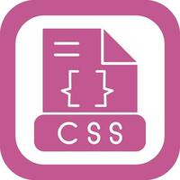 icono de vector de css