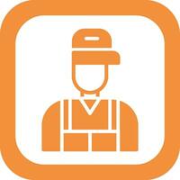 Delivery Boy Vector Icon