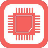 icono de vector de cpu