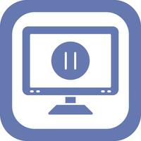 Pause Button Vector Icon
