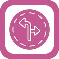 Turn Direction Vector Icon