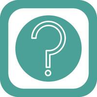 Question Mark Vector Icon