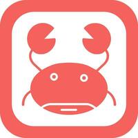 Crab Vector Icon