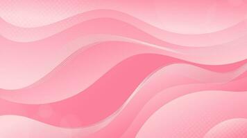 Abstract Pink Background with Wavy Shapes. flowing and curvy shapes. This asset is suitable for website backgrounds, flyers, posters, and digital art projects. vector