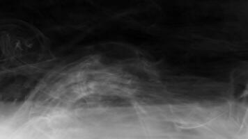 resumen fumar niebla y niebla efecto arremolinándose surrealista formas antecedentes video