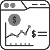 Stock Market Vector Icon