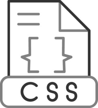 icono de vector de css