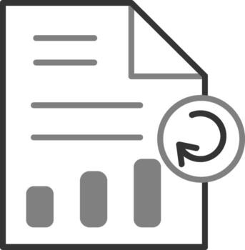 Refresh Data Vector Icon