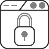 icono de vector de seguridad