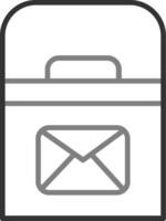 Letterbox Vector Icon