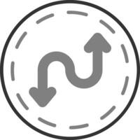 Zigzag Vector Icon