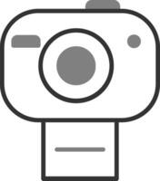 icono de vector de cámara de fotos