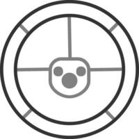 Steering Wheel Vector Icon