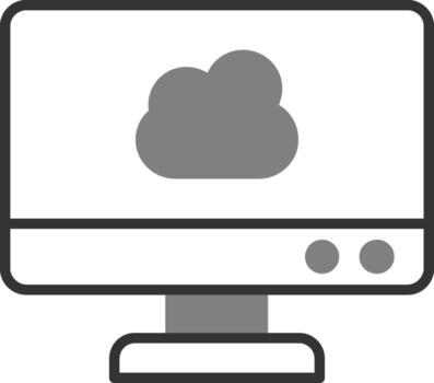 Cloud Computing Vector Icon