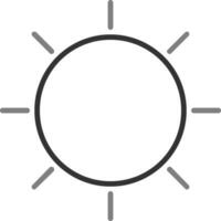 Sun Vector Icon