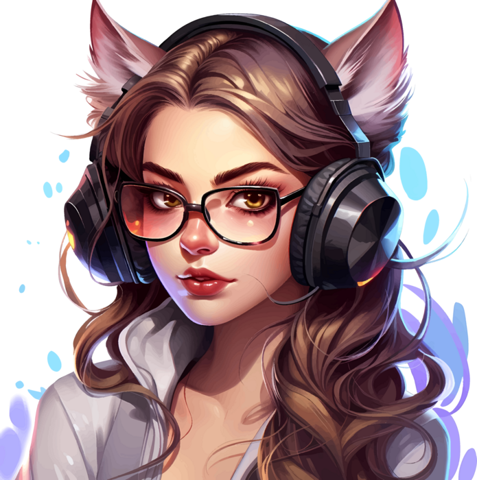 Gamer Girl PNGs for Free Download
