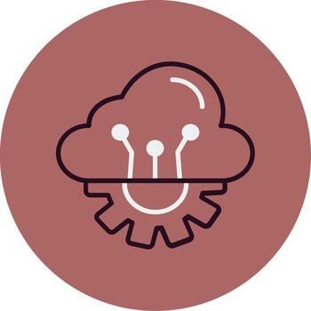Cloud Computing Vector Icon