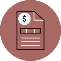 Invoice Vector Icon