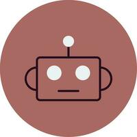 icono de vector de robot