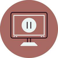 Pause Button Vector Icon